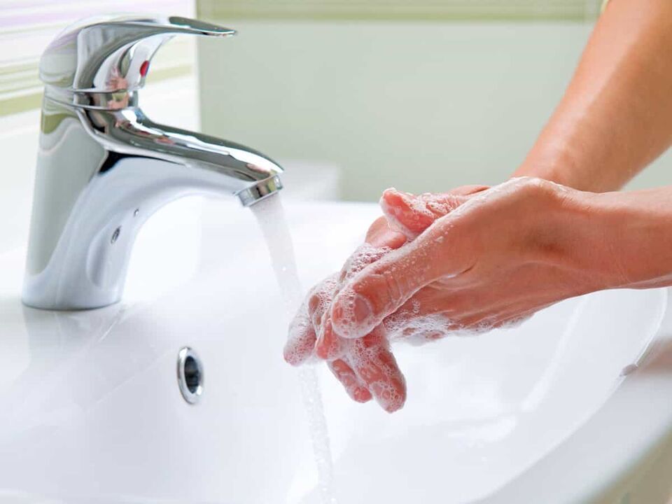 Zur Vorbeugung von Helminthen müssen Sie die Regeln der persönlichen Hygiene befolgen. 
