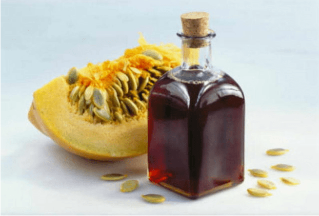 Kürbisöl aus Würmern