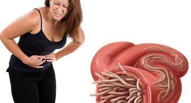 Symptome einer parasitären Invasion